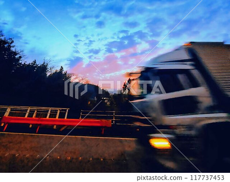 The morning sun captures a moment 117737453
