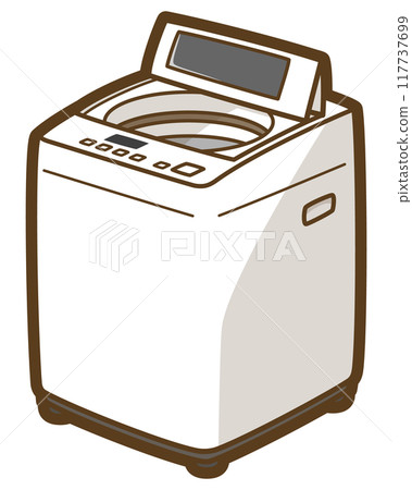 附開蓋的頂置洗衣機 117737699