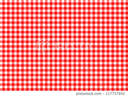 Red shepherd check background material (thick) 117737842
