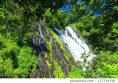 [Hokkaido] Oshinkoshin Falls in Shiretoko on a clear day 117738796