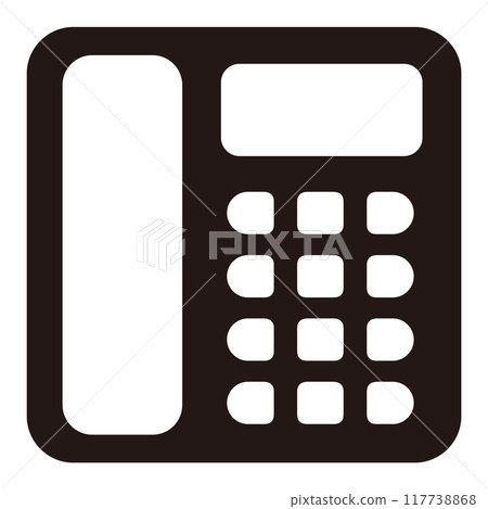 Landline phone icon Landline phone icon 117738868
