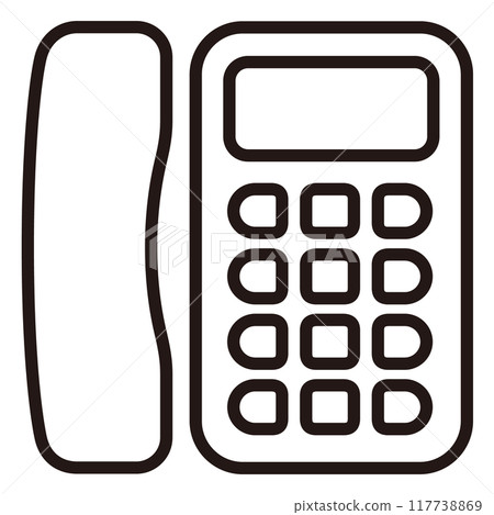 Landline phone icon 117738869