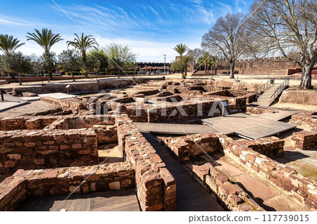 Silves Castle in the South of Portugal in the Algarve region Silves Castle in the South of Portugal in the Algarve region 117739015