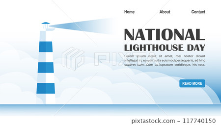 International maritime day. World Maritime Day banner, Ocean Day 117740150