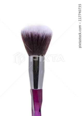 Glamour brush for makeup isolated on the white Glamour brush for makeup isolated on the white 117740735