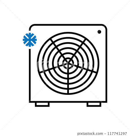 portable air conditioner icon portable air conditioner icon 117741297