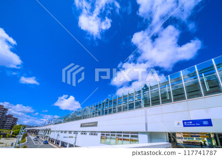 日本橫濱城市景觀，八月。相鐵 星川站南口等景觀 117741787
