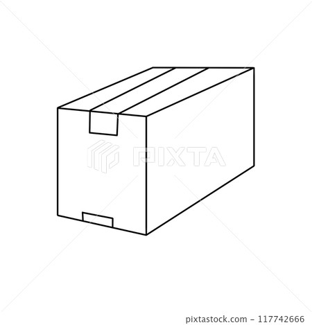 A box is shown in a white background 117742666