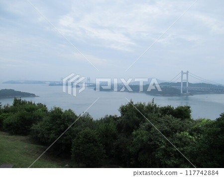 Seto Ohashi bridge from Washuzan Seto Ohashi bridge from Washuzan 117742884