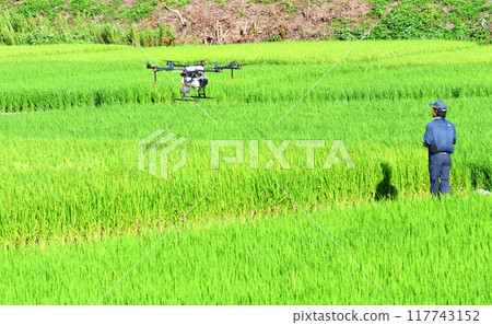 Pesticide spraying by agricultural drones 117743152