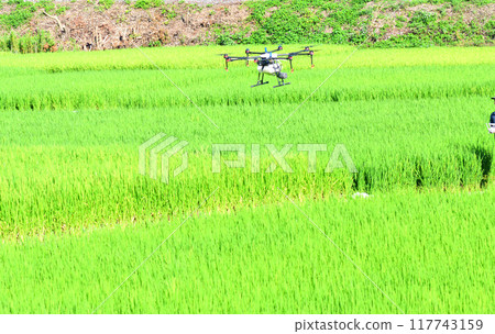 使用農用無人機噴灑農藥 117743159
