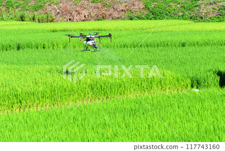 Pesticide spraying by agricultural drones 117743160