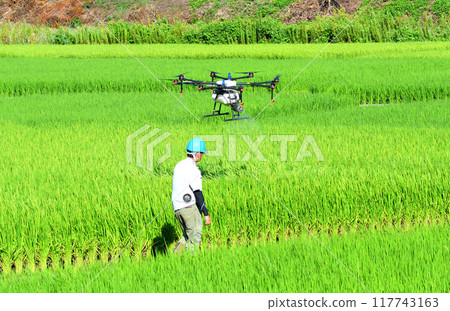 Pesticide spraying by agricultural drones Pesticide spraying by agricultural drones 117743163