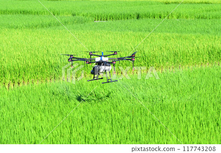 Pesticide spraying by agricultural drones Pesticide spraying by agricultural drones 117743208