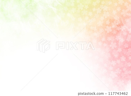 Cloud dragon paper pink floral background 117743462