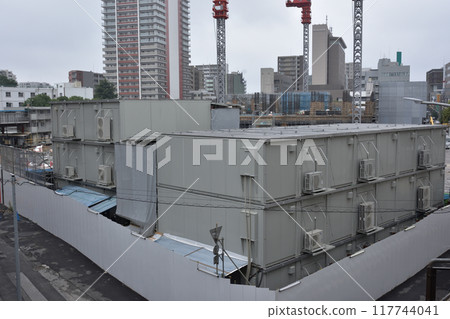 Modular house construction site office 117744041