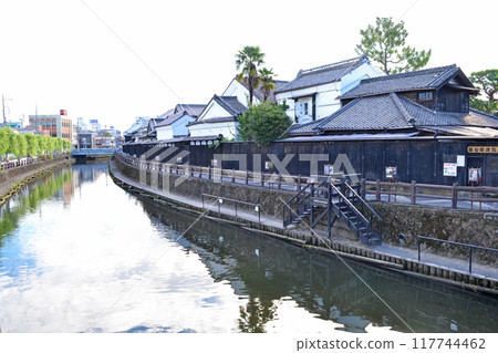 Storehouse street in Tochigi City, Tochigi Prefecture 117744462