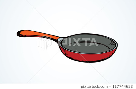 Pan. Vector drawing 117744638