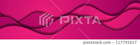 Vivid purple waves minimal abstract elegant paper background Vivid purple waves minimal abstract elegant paper background 117745827