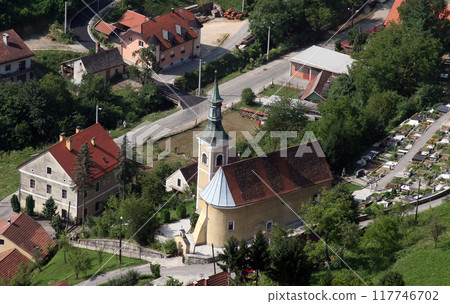 Church of Saint Barbara in Rude, Croatia Church of Saint Barbara in Rude, Croatia 117746702