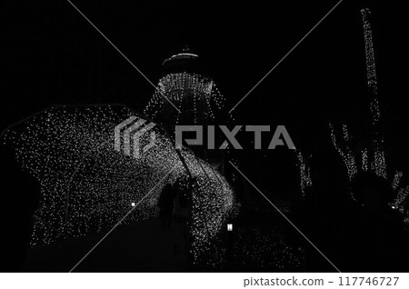 單色光隧道和觀察燈塔 117746727