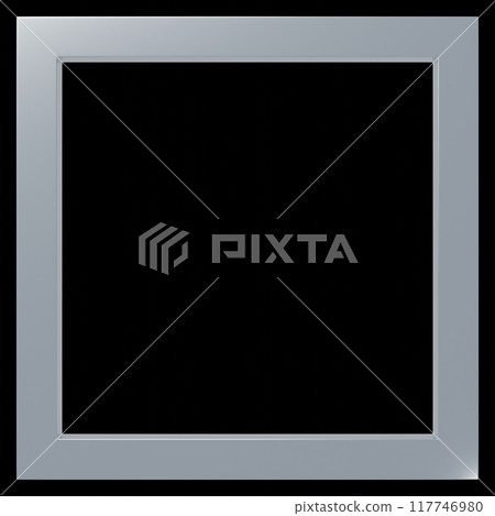 3D材質_金屬邊框_銀色 3D材質_金屬邊框_銀色 117746980