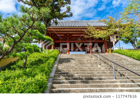 Kaminotaishi, Eifukuji Temple, approach and Niomon Gate 1, Taishi Town, Minamikawachi District, Osaka Prefecture 117747616