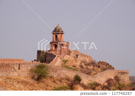 Jaigarh Fort near Jaipur is one of the most spectacular forts in India in Jaipur, Rajasthan, India 117748287