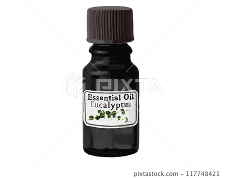 Aroma oil (eucalyptus) black bottle 117748421