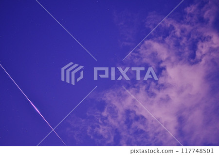 Perseid meteor shower fireballs 117748501