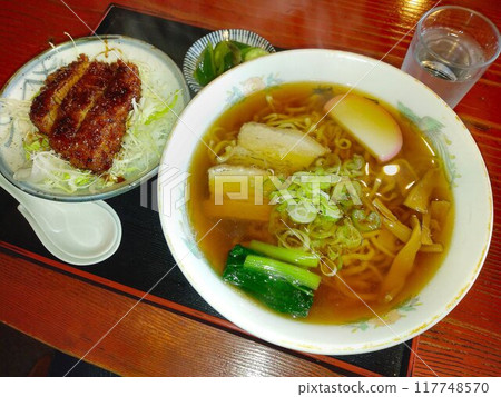 Aizu...Hometown flavor "Kitakata Ramen and Sauce Katsudon" 117748570