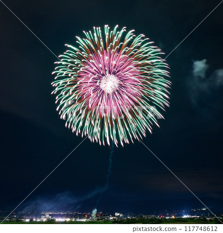 Date no Furusato Summer Festival Fireworks Date no Furusato Summer Festival Fireworks 117748612