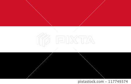 Yemen flag national material design Yemen flag national material design 117749374