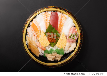 Seafood leaflet Seafood leaflet 117749493
