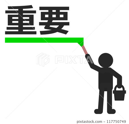 強調並告知重要觀點的人。 強調並告知重要觀點的人。 117750749