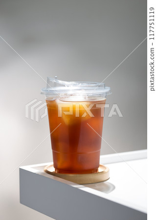 An elegant long black coffee. An elegant long black coffee. 117751119