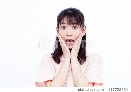 驚訝的女人 117752464