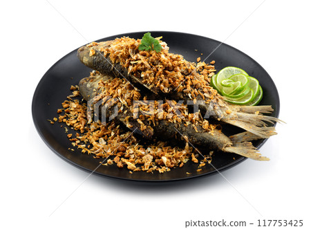 Deep fried Fish Sprinkle 117753425