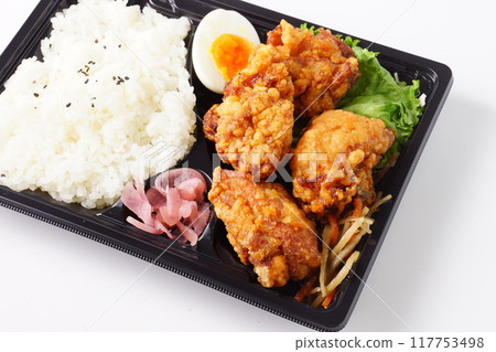 Fried chicken lunch Fried chicken lunch 117753498
