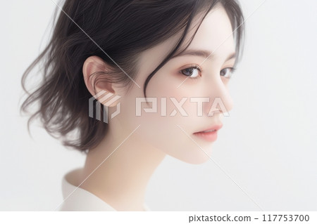 Beautiful women with beautiful skin/skin care "AI generated images" 117753700