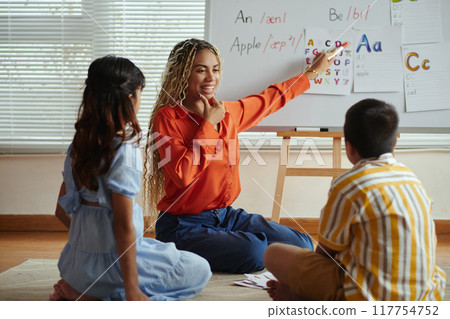 Teaching Children Alphabet in Classroom Setting 117754752