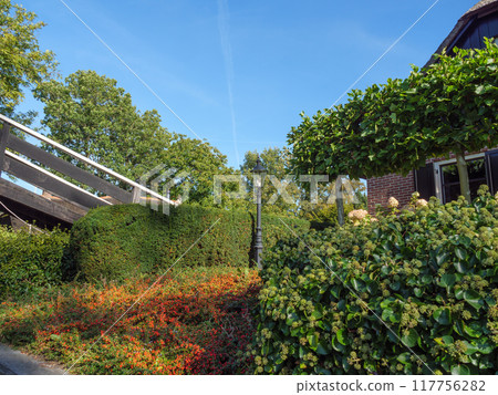 the canals of Giethoorn in the netherlands the canals of Giethoorn in the netherlands 117756282