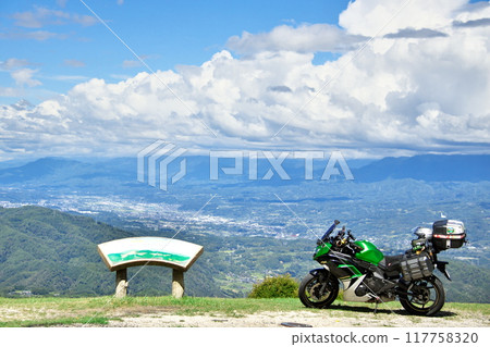 Summer Gokuraku Pass Panorama Park Observatory Bike 3 Summer Gokuraku Pass Panorama Park Observatory Bike 3 117758320