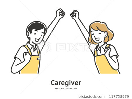 性別構成照顧者的男人和女人 性別構成照顧者的男人和女人 117758979