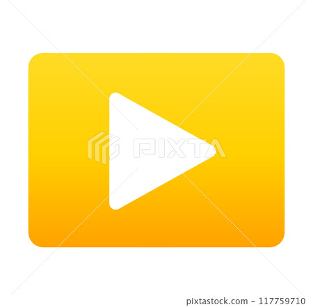 Yellow gradient | Video icon Yellow gradient | Video icon 117759710