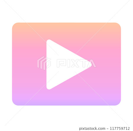 Pink gradient | Video icon Pink gradient | Video icon 117759712
