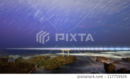 星空與大洗磯崎神社 117759926