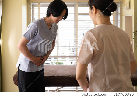 Chiropractor in training Chiropractor in training 117760389