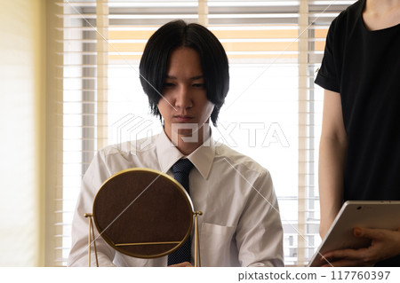 男性美容諮詢 男性美容諮詢 117760397