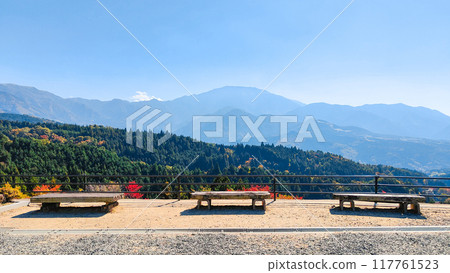 妻籠宿～馬籠宿路線（秋季）：馬籠神馬上展望台 117761523